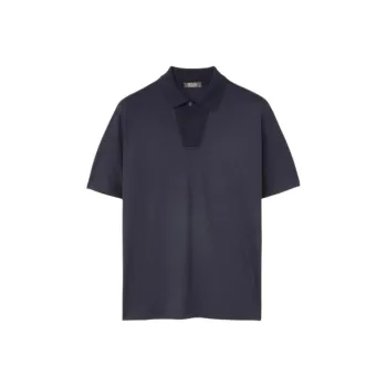 Loro Piana Polo Shirt Men's Marine Blue