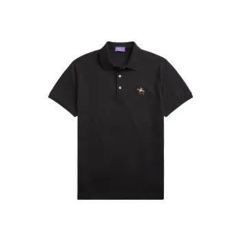 Ralph Lauren Purple Label Logo embroidered Polo Shirt