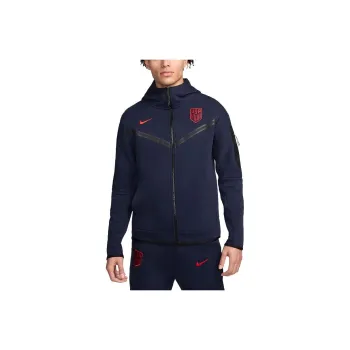 Nike USA Soccer Team Olympic Series USMNT Tech Fleece Windrunner Sweatshirt Men's Marine Blue