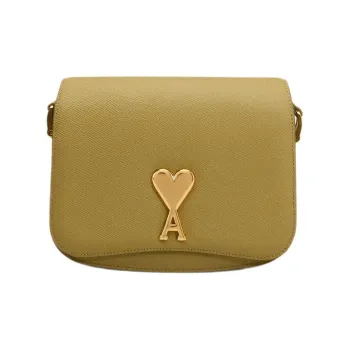AMIPARIS Grain Leather Crossbody Bag, Shoulder Bag Women's Havana & Brass