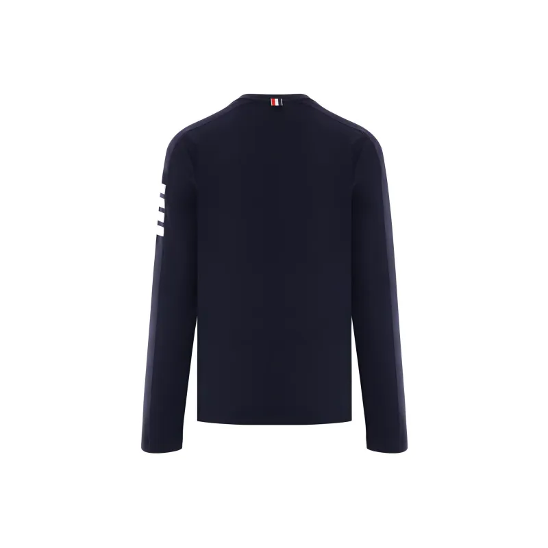THOM BROWNE 4 Bar Striped Crewneck Sweatshirt-1