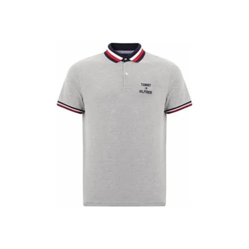 Tommy Hilfiger Polo Shirt Men's Gray