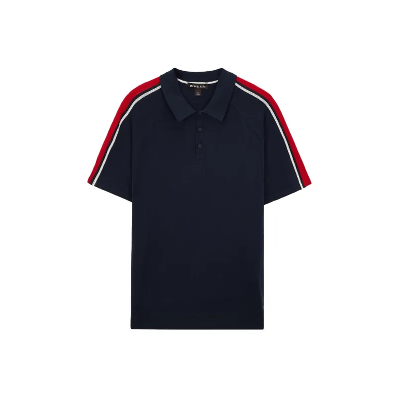 MICHAEL KORS Polo Shirts Men Navy Blue-0