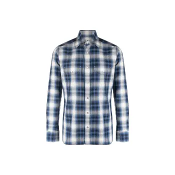 TOM FORD Shirts Men Blue