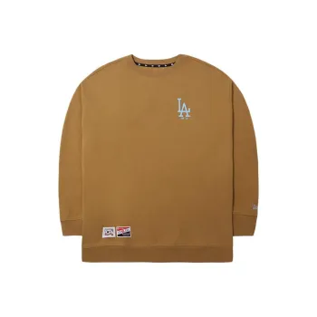 New Era x MLB SS24 Los Angeles Dodgers Sweatshirt Unisex Khaki