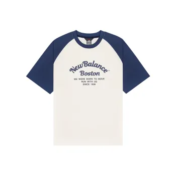 New Balance T Shirt Men's Ivory White