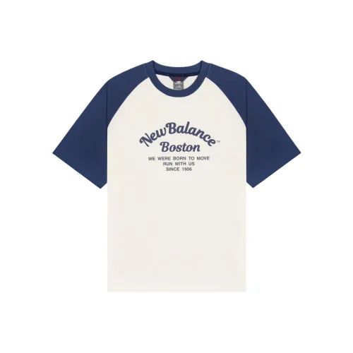 New Balance T Shirt Men's Ivory White