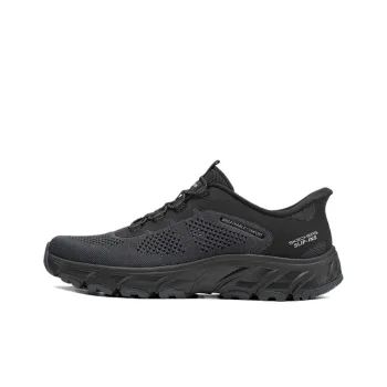 Skechers OUTDOOR MENS Cushioning, Wear Resistant Low Top Casual Shoes Men's Black