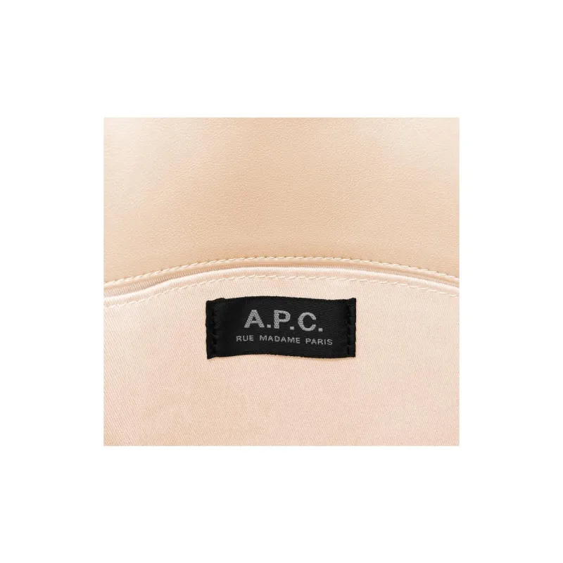 A.P.C Polyurethane Tote Bag, Shopping Bag, Handbag Women's Light Gold-7