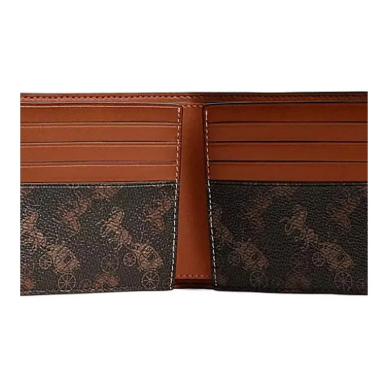 COACH Coated Canvas Wallet Women's Umber-3