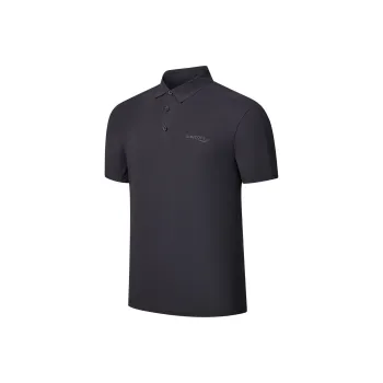 Saucony Polo Shirt Men's Patent Leather Black