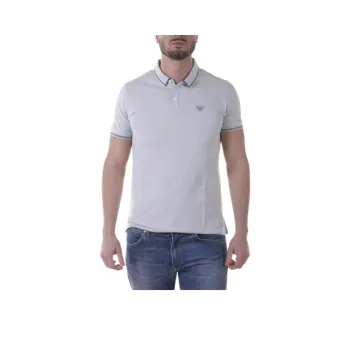 ARMANI JEANS Polo Shirt Men's Light Blue