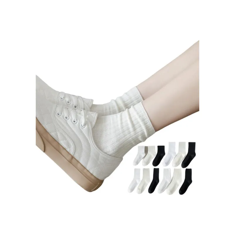 Temooues Mid Calf Socks Women's 5 Pack-1