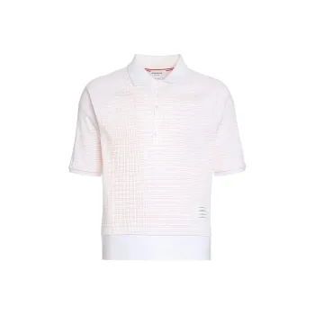 THOM BROWNE Polo Shirts Men Pink