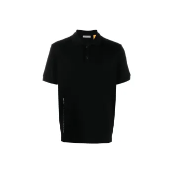 Moncler X Fragment Button up Piqué Polo Shirt