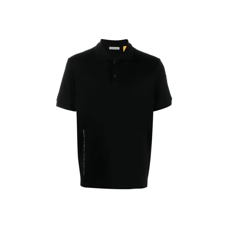 Moncler X Fragment Button up Piqué Polo Shirt-0