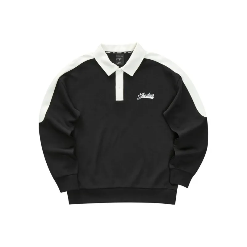 Skechers Polo Shirt Unisex Carbon Black-0