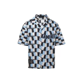 AMIRI Shirts Men Light Blue