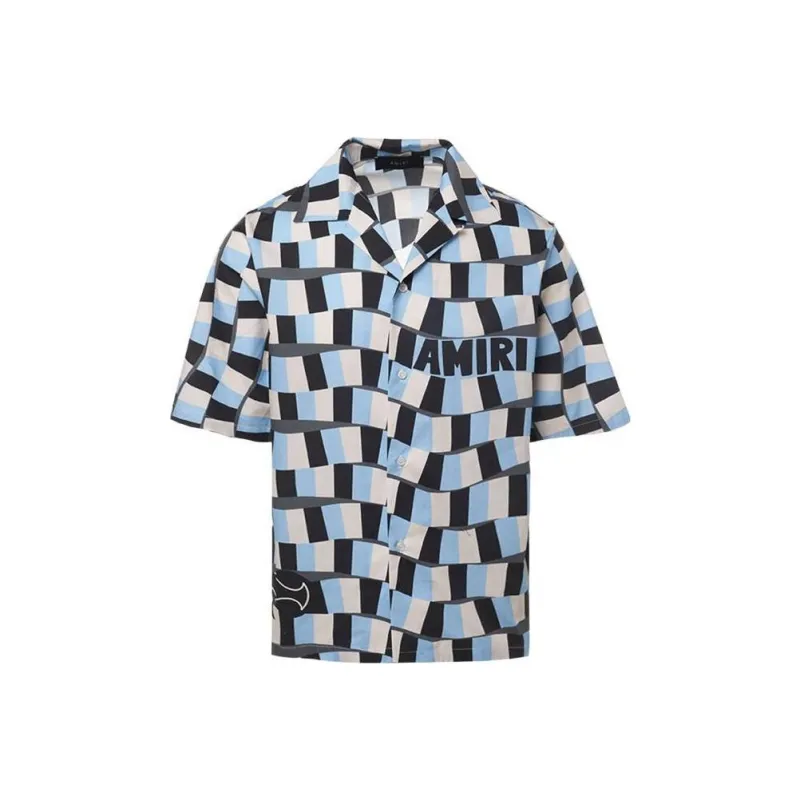 AMIRI Shirts Men Light Blue-0