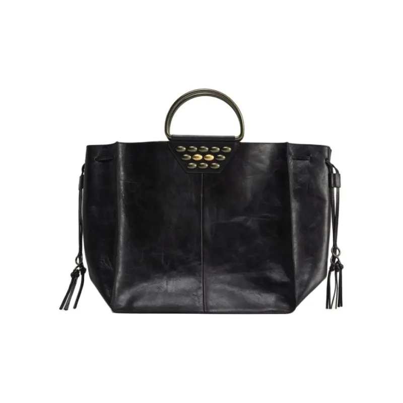 ZARA LIMITED EDITION Cow Leather Shoulder Bag, Crossbody Bag, Handbag Regular Women's Black-0