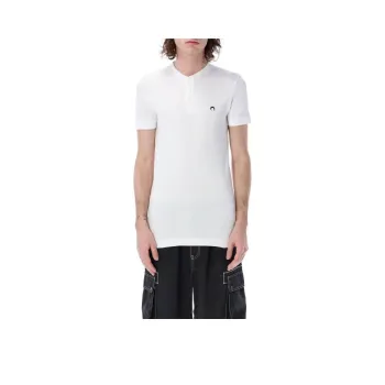 Marine Serre Polo Shirts Men White