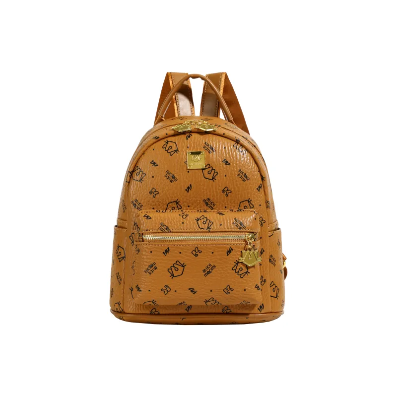 FCTOSSR PU Backpack Regular Women's Beige/Pink/Brown/Black-19