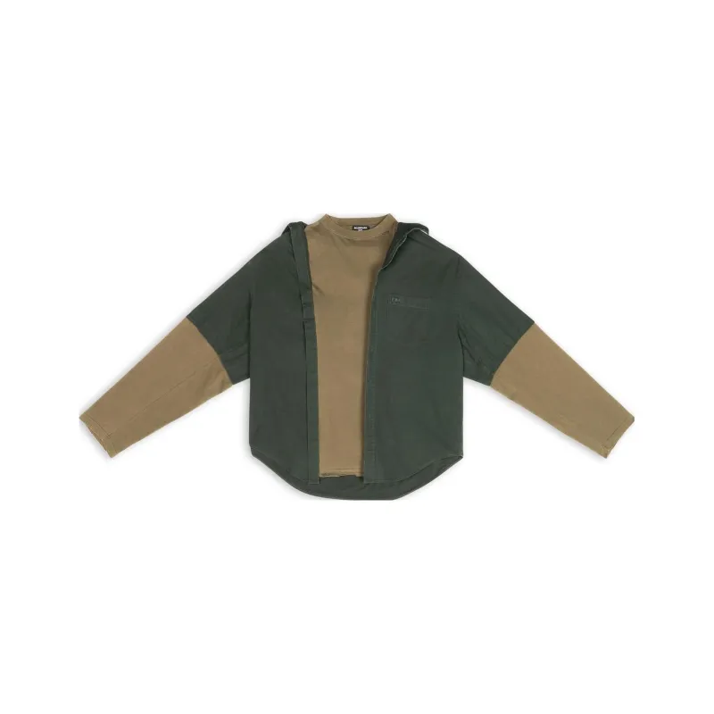 Balenciaga Shirts Men Green-0