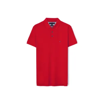 Tommy Hilfiger Polo Shirt Men's Deep Red