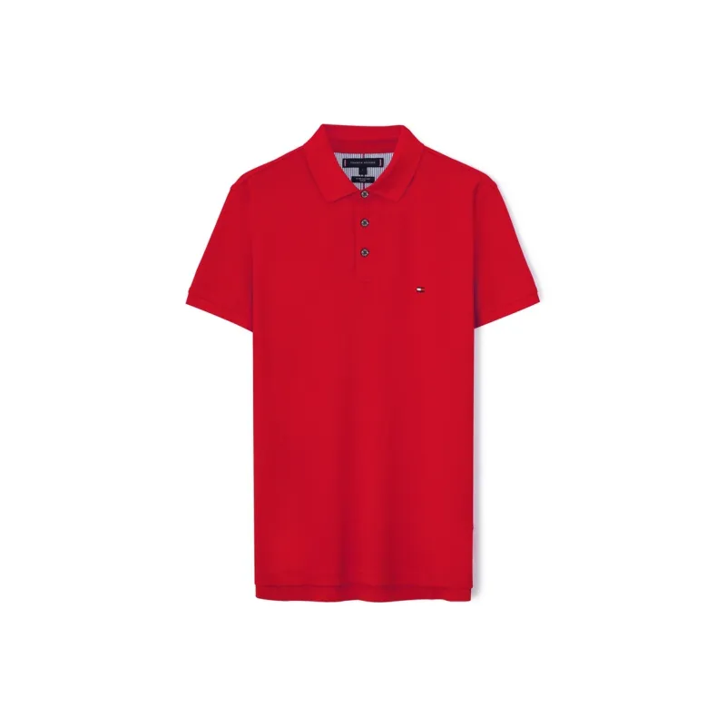 Tommy Hilfiger Polo Shirt Men's Dark Red-0
