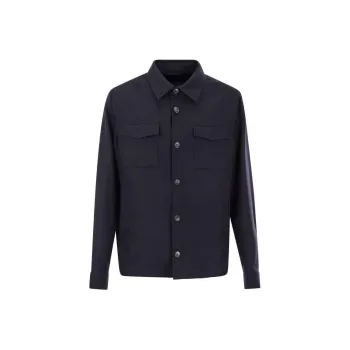 HERNO Shirts Men Dark Blue