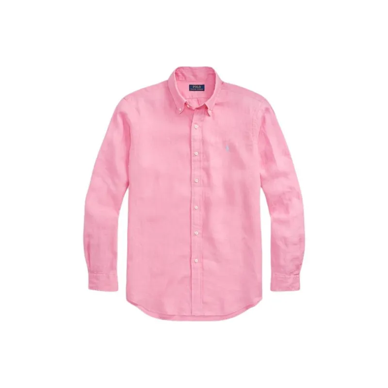 Polo Ralph Lauren Polo Pony Logo embroidered Linen Shirt-0