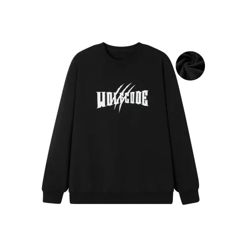WOLF CODE Sweatshirt Unisex Black