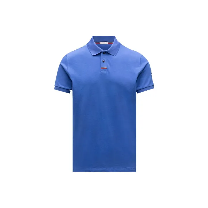 Moncler SS22 Polo Shirts Men Ink Blue-0