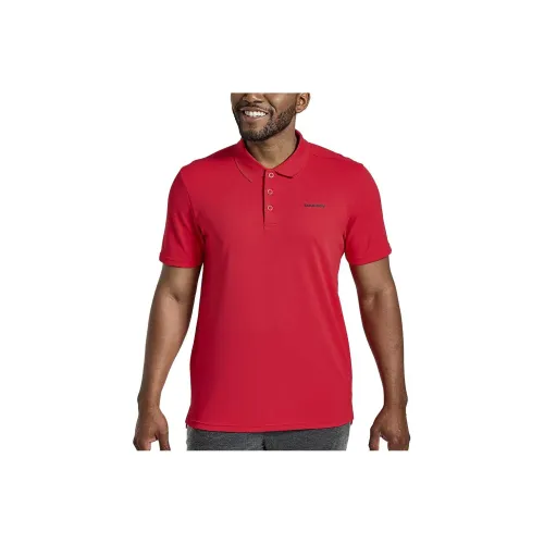 Saucony Polo Shirts Men Red