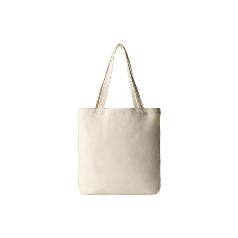ZARA Cotton Tote Bag, Shopping Bag, Handbag, Shoulder Bag Women's Light Beige Yellow-3