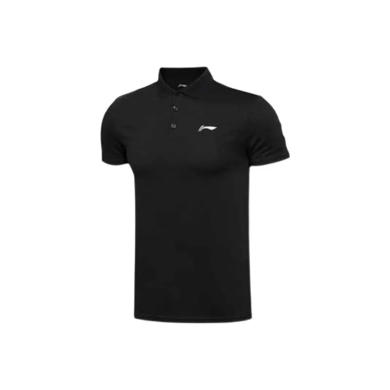 LINING Polo Shirts Men Black-0