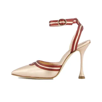 MANOLO BLAHNIK Chonga Slim Heel High Heels 10.5cm Women's Gold