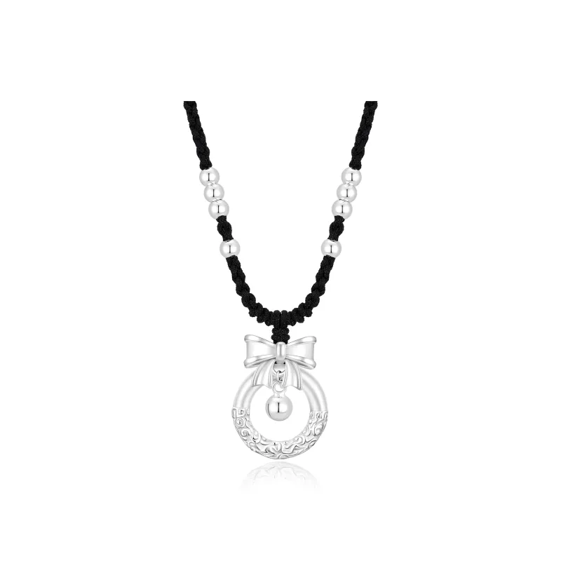 Golden Bliss S999 Fine Silver Necklaces Unisex-0