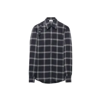 Alexander McQueen Long Sleeved Checked Shirt