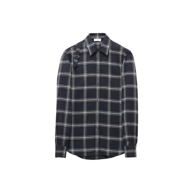 Alexander McQueen Plaid Harness Shirt-0