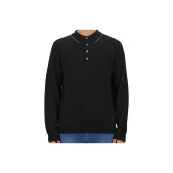 PS By Paul Smith Stripe Trim Logo Embroidered Polo Shirt