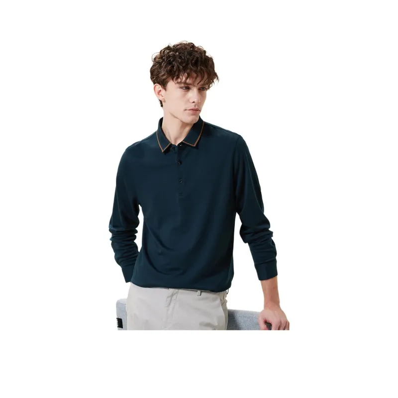 Red bean Polo Shirts Men-6