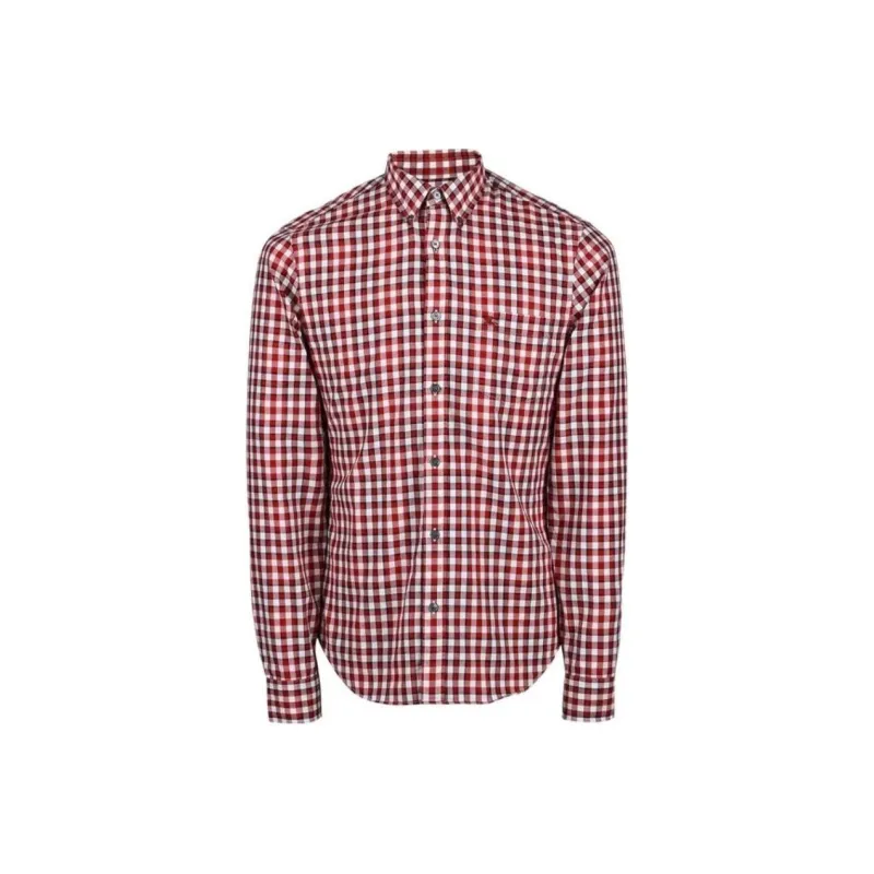 Burberry Shirts Men Red-0