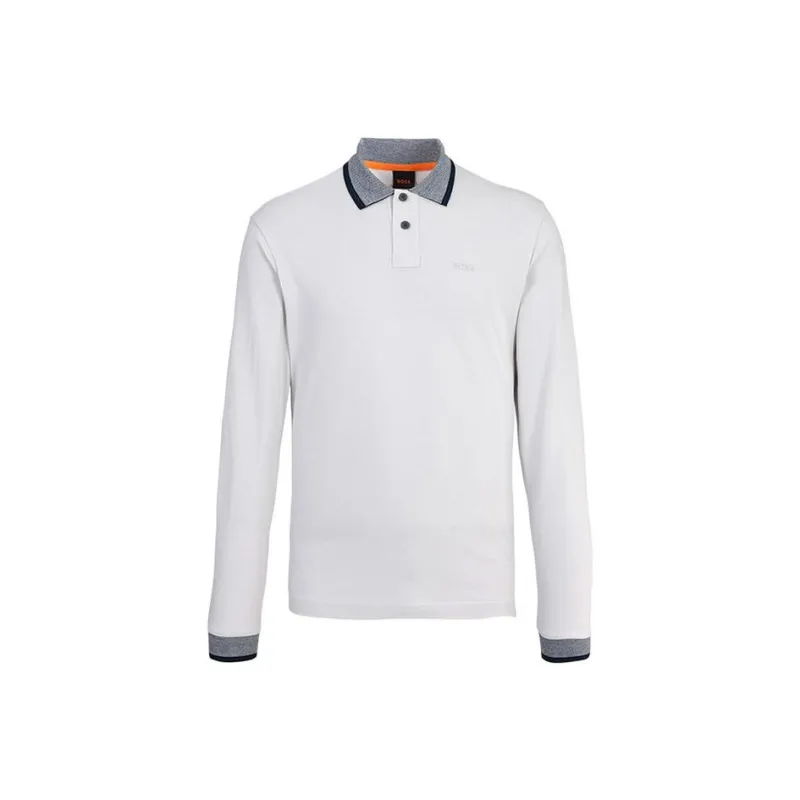 HUGO BOSS Long sleeve Cotton Polo Shirt-0