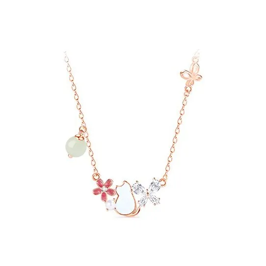 KEMLAIDA S925 Silver Necklaces Women's-0