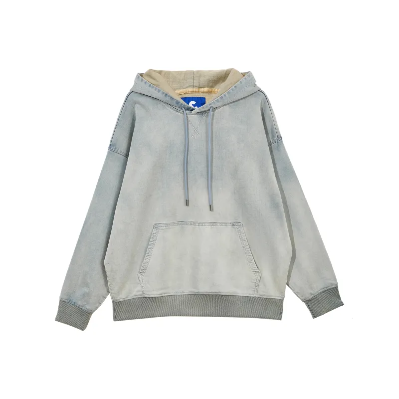JACK JONES· Long Sleeved Top Sweatshirt Men's Light Denim Blue-0