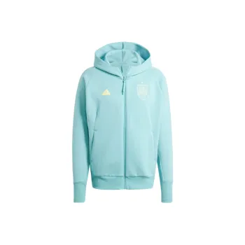 Adidas Spain Travel Full-Zip Hoodie Sweatshirt Men's Cyan