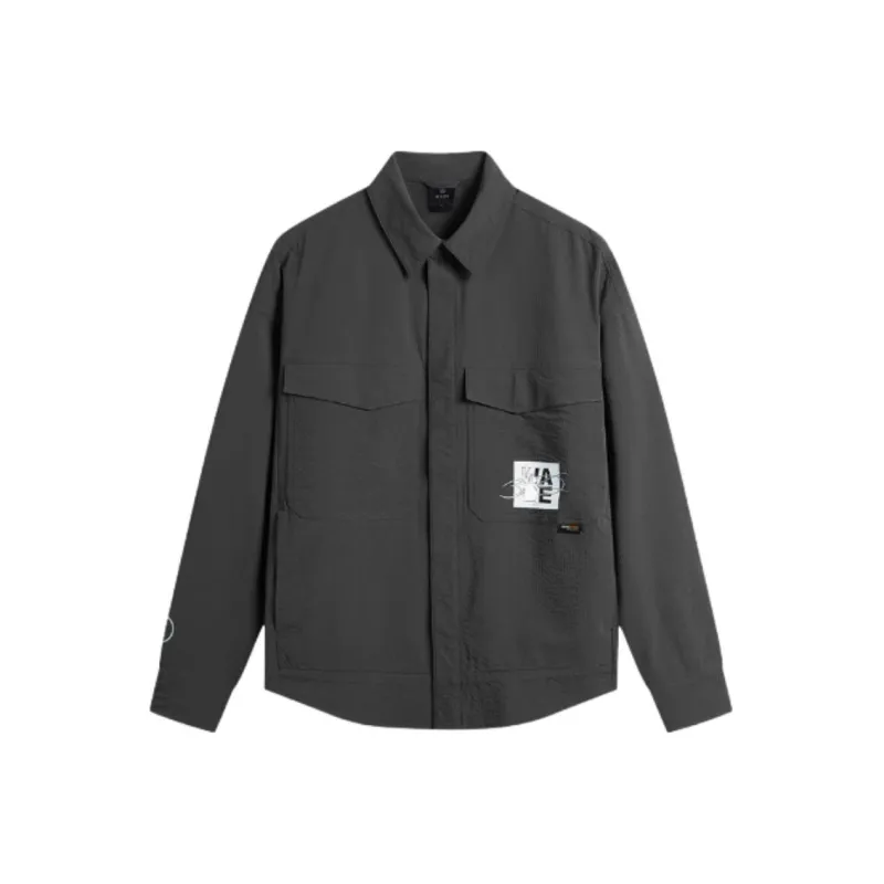 LiNing Shirt Men's Obsidian Gray-0