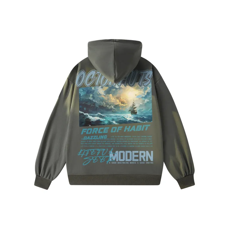 Small Columns Under The Sea Hoodie Unisex-8