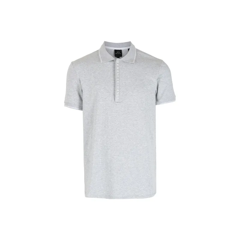 ARMANI EXCHANGEAE Polo Shirt Men's Light Gray-0